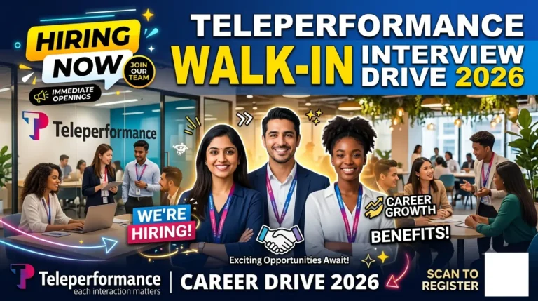 Teleperformance Walk-in Interview Drive 2026