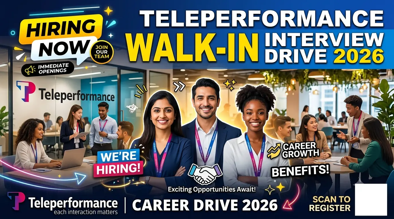 Teleperformance Walk-in Interview Drive 2026