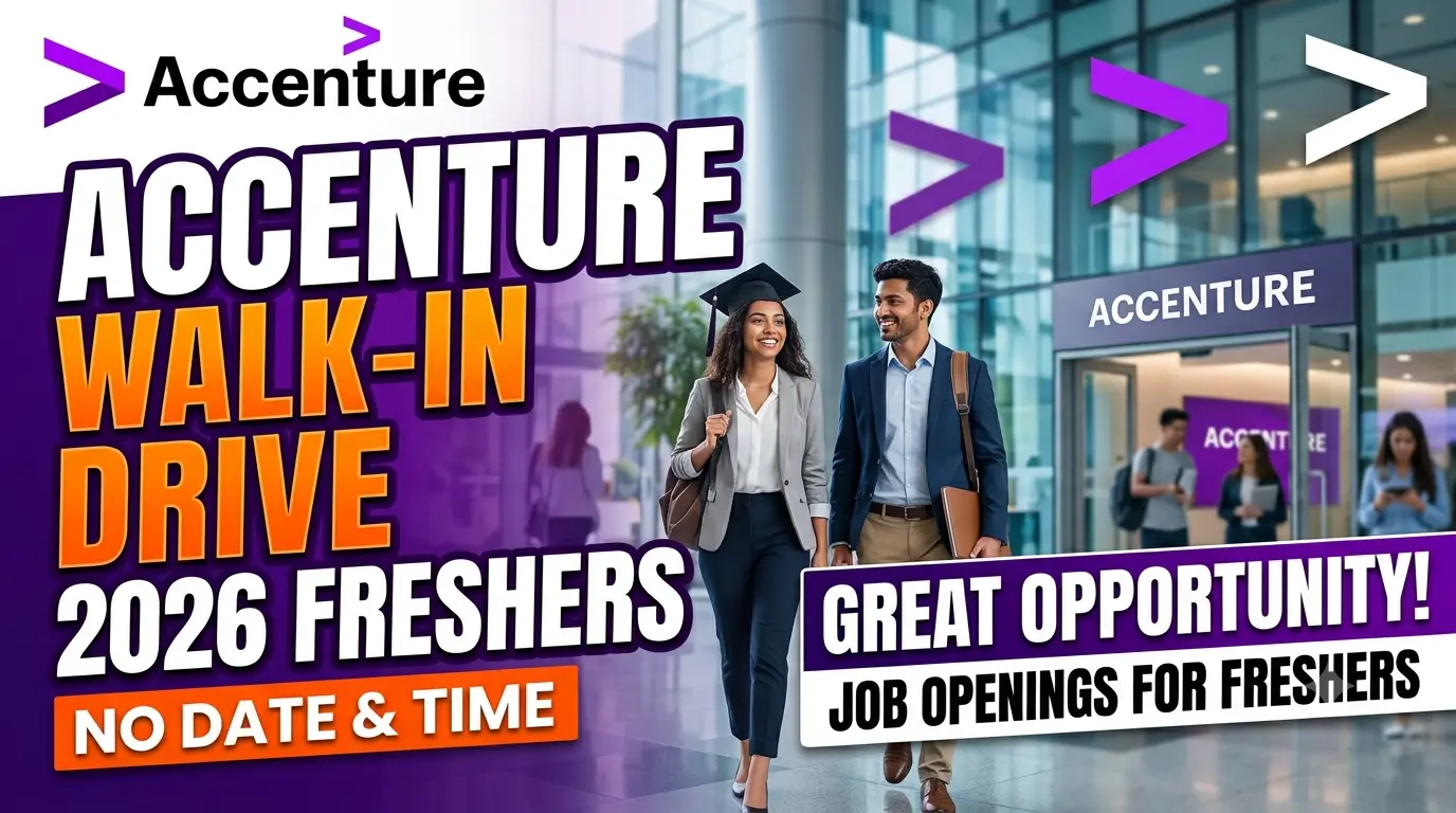 Accenture Walk-in Drive Jobs 2026