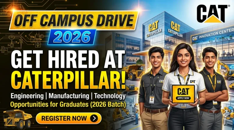 Caterpillar Recruitment 2026