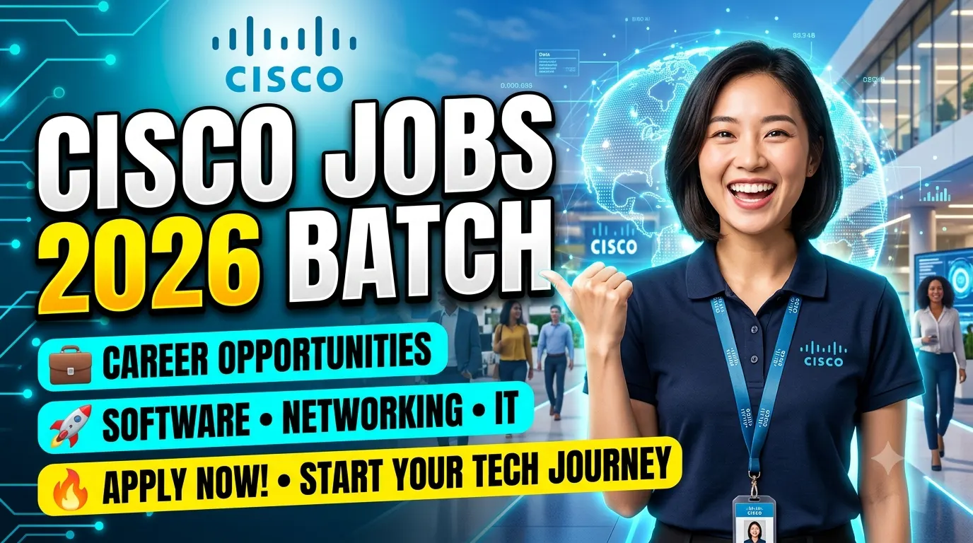 Cisco Jobs for 2026 Batch