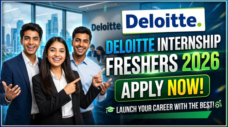 Deloitte Internship 2026 Freshers