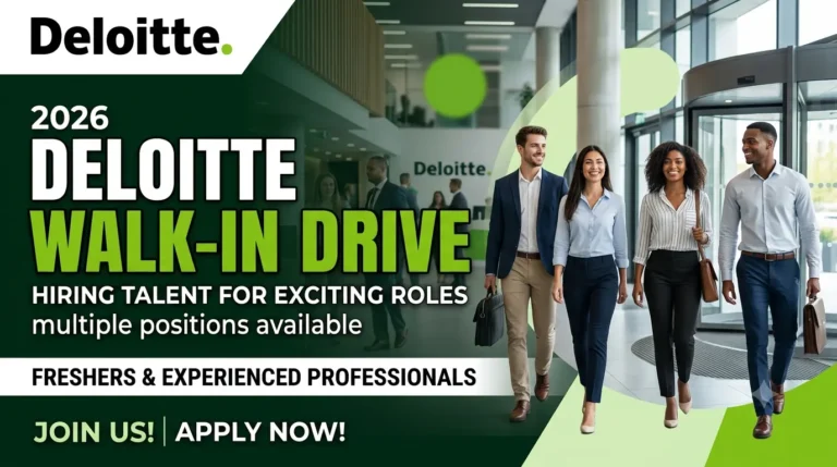 Deloitte Walk-in Drive 2026