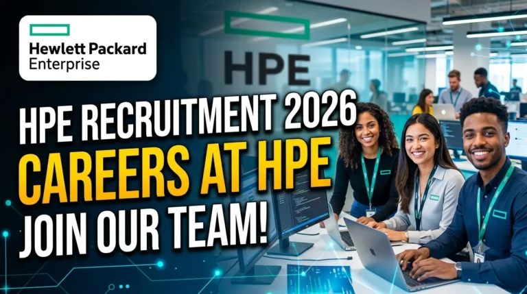 HPE Recruitment 2026