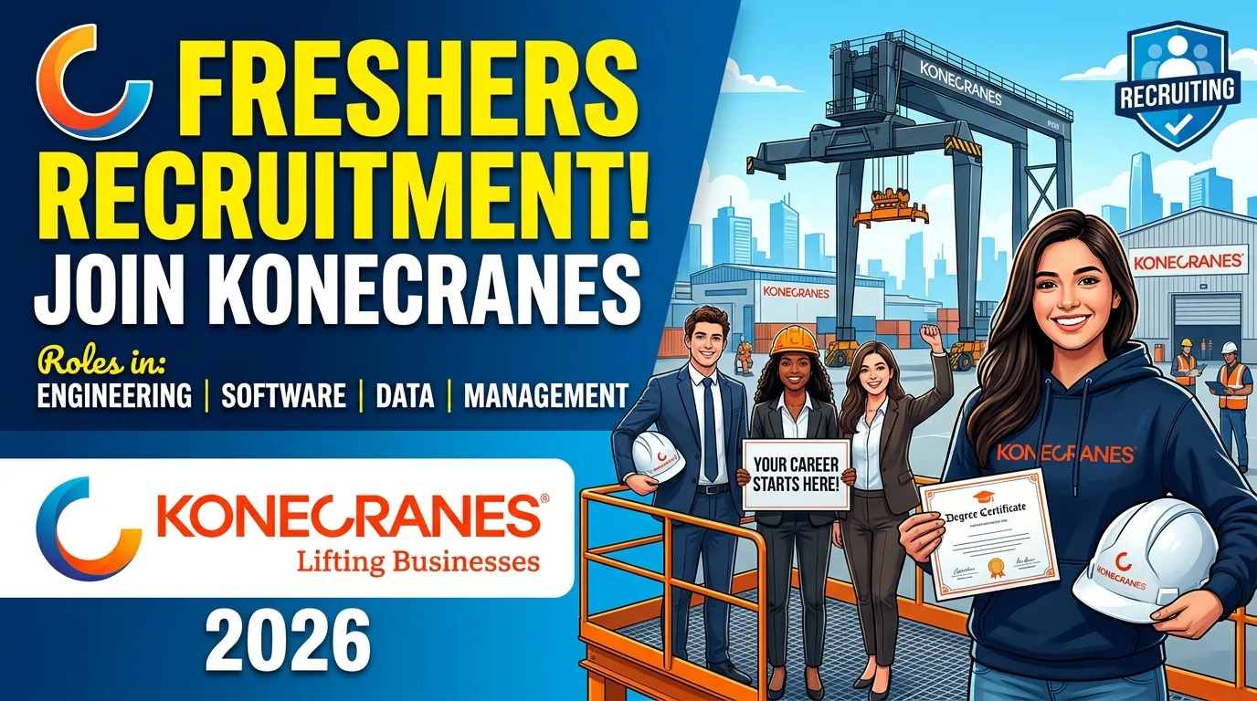 Konecranes Freshers Recruitment 2026