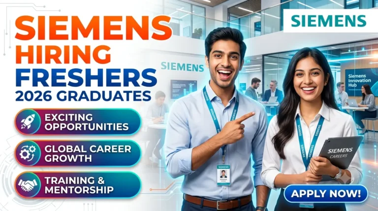 Siemens Hiring Freshers 2026