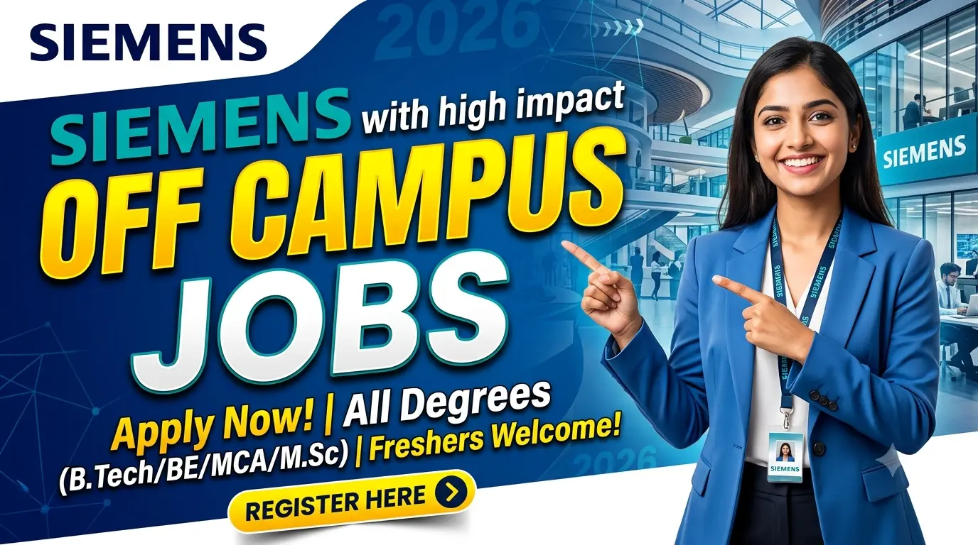 Siemens Recruitment Jobs 2026