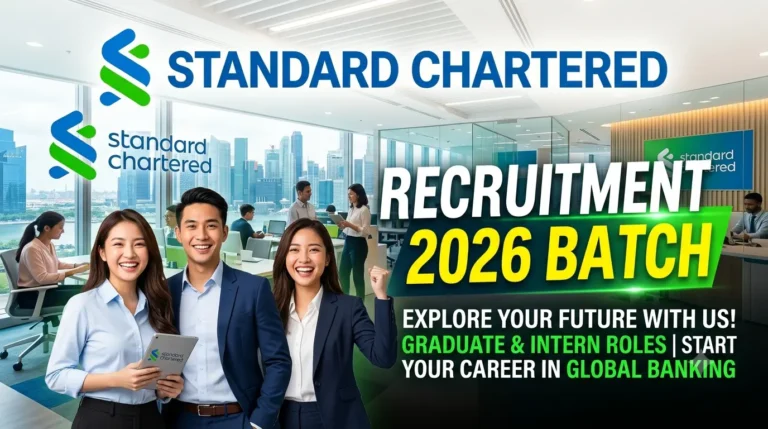 Standard Chartered Recruitment for 2026 Batch