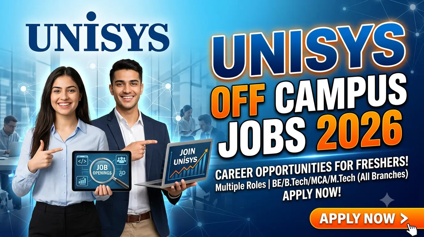 Unisys Off Campus Jobs 2026