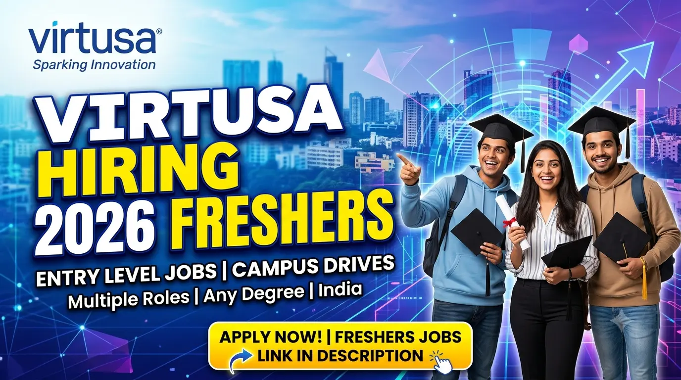 Virtusa Hiring 2026 Freshers
