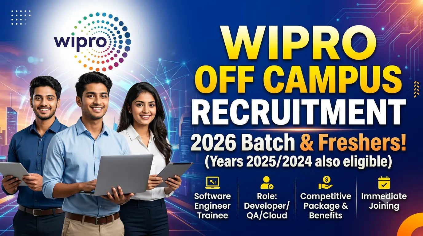 Wipro Off Campus Recruitment 2026