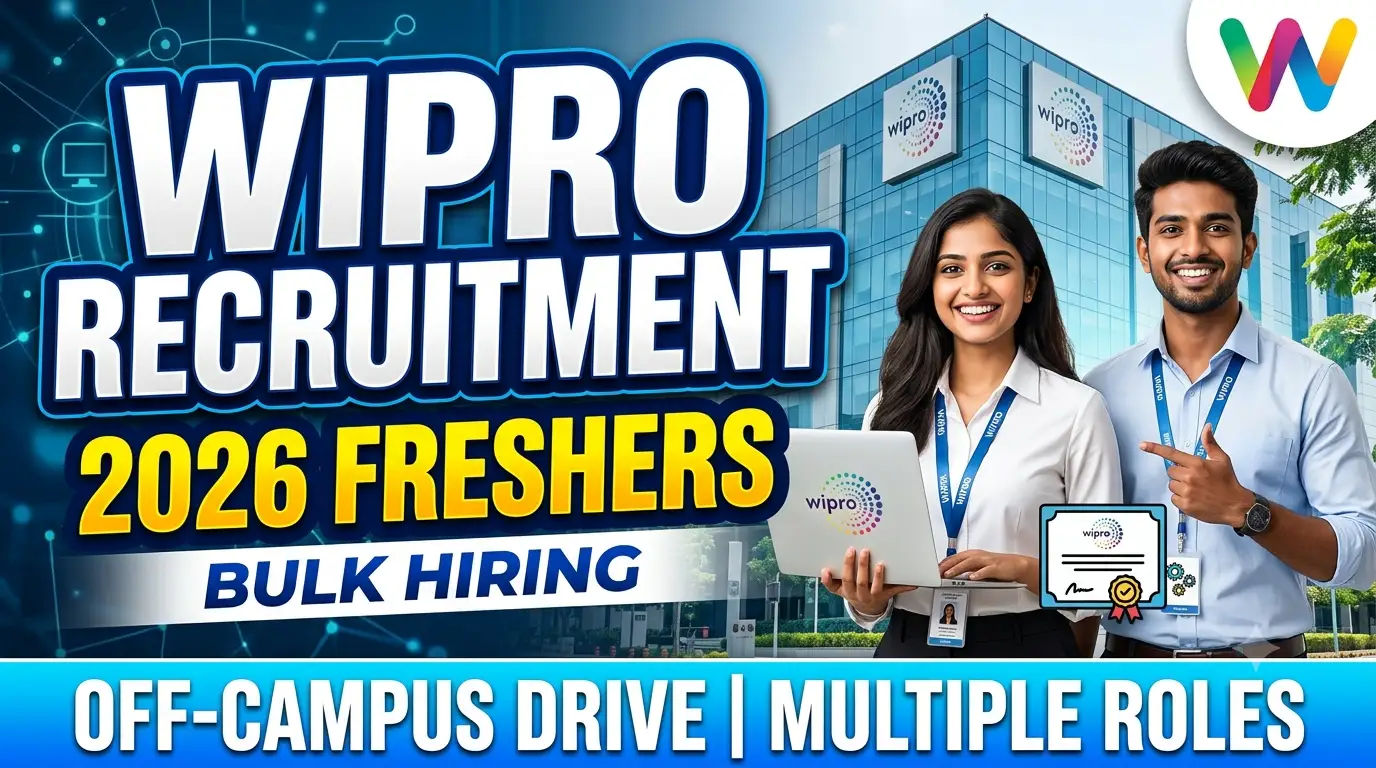 Wipro Recruitment 2026 Freshers
