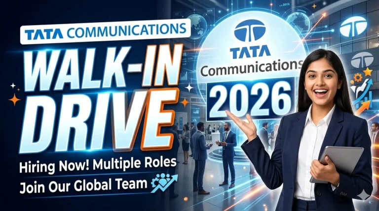 TATA Communications Walk-in Drive 2026